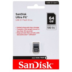 Sandisk Chiavetta USB Cruzer Ultra Fit 64GB USB 3.1