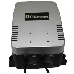 UnichargerPermette di caricare 2 batterie contemporaneamente