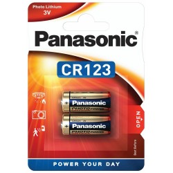 PANASONIC CR123 BLISTER 2PZ.